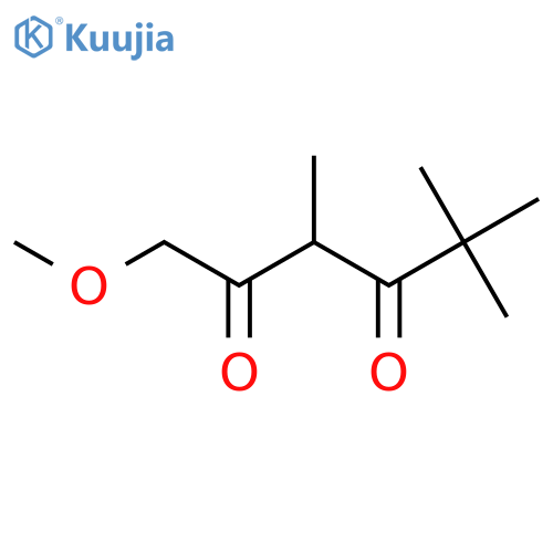 1-methoxy-3,5,5-trimethylhexane-2,4-dione structure