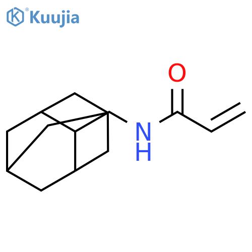 N-(adamantan-2-yl)methylprop-2-enamide structure