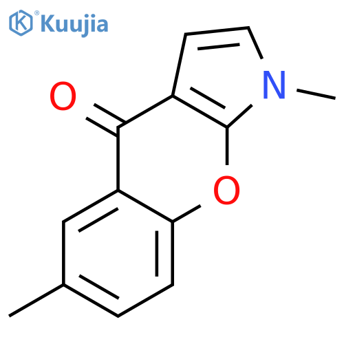 [1]Benzopyrano[2,3-b]pyrrol-4(1H)-one, 1,6-dimethyl- structure