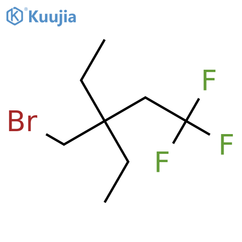 Pentane, 3-(bromomethyl)-3-ethyl-1,1,1-trifluoro- structure