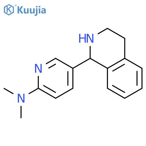 2-PYRIDINAMINE, N,N-DIMETHYL-5-(1,2,3,4-TETRAHYDRO-1-ISOQUINOLINYL)- structure