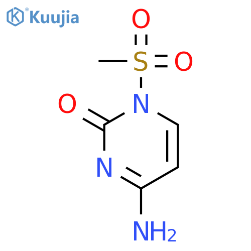 2(1H)-Pyrimidinone, 4-amino-1-(methylsulfonyl)- structure