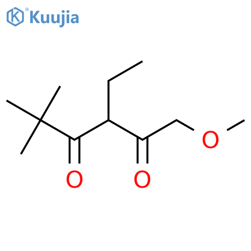 3-ethyl-1-methoxy-5,5-dimethylhexane-2,4-dione structure
