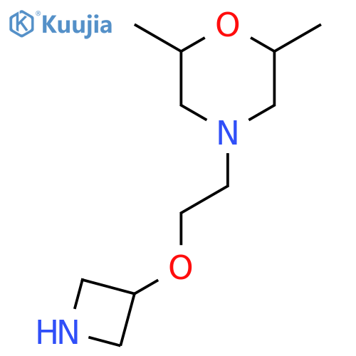 4-2-(azetidin-3-yloxy)ethyl-2,6-dimethylmorpholine structure