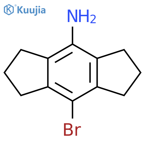 8-Bromo-1,2,3,5,6,7-hexahydro-s-indacen-4-amine structure
