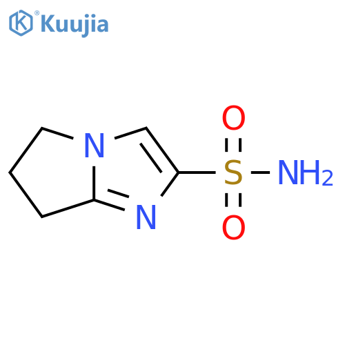 5H,6H,7H-pyrrolo[1,2-a]imidazole-2-sulfonamide structure
