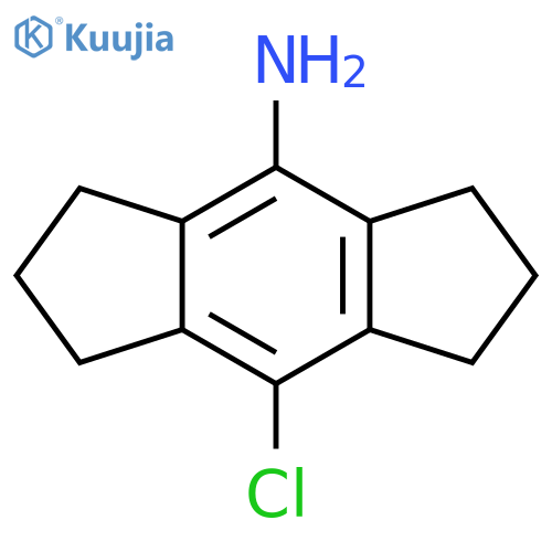 8-Chloro-1,2,3,5,6,7-hexahydro-s-indacen-4-amine structure