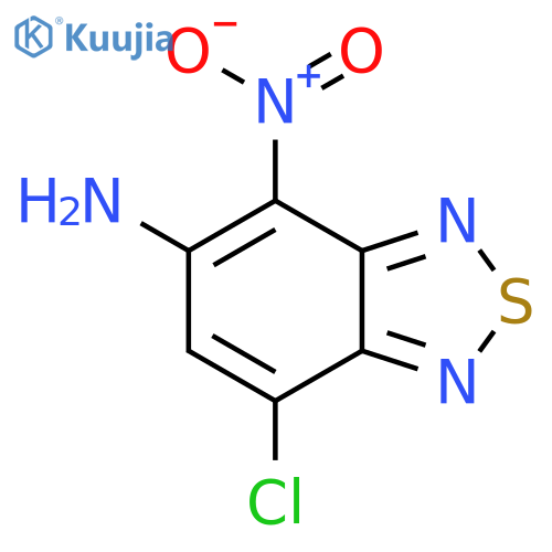 2,1,3-Benzothiadiazol-5-amine, 7-chloro-4-nitro- structure