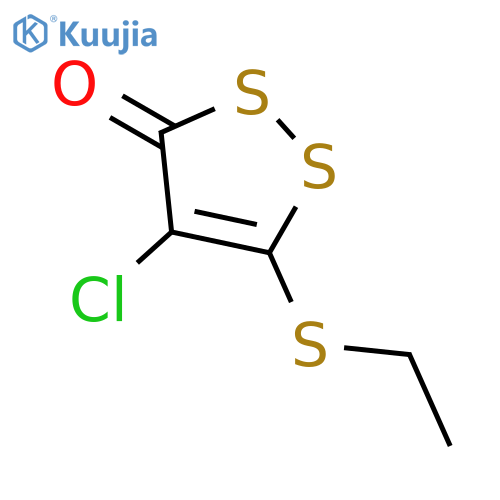 3H-1,2-Dithiol-3-one, 4-chloro-5-(ethylthio)- structure