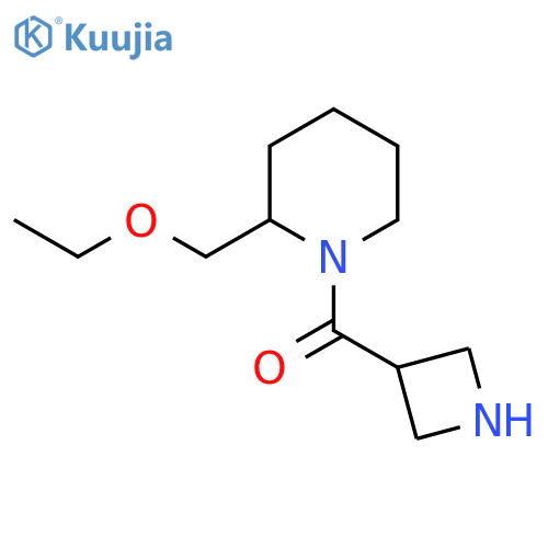 Azetidin-3-yl(2-(ethoxymethyl)piperidin-1-yl)methanone structure