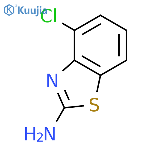 4-chloro-1,3-benzothiazol-2-amine structure