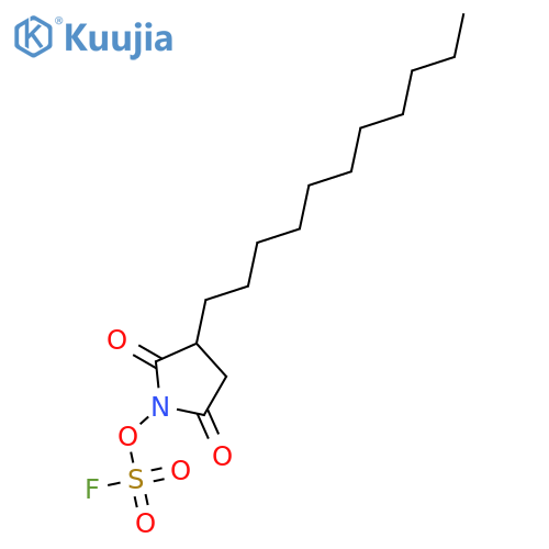 2,5-Pyrrolidinedione, 1-[(fluorosulfonyl)oxy]-3-undecyl- structure
