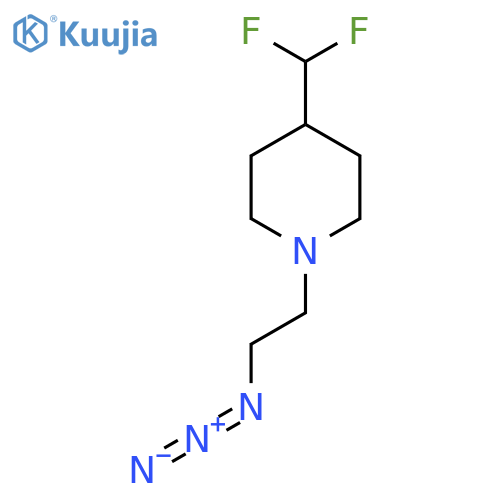 1-(2-Azidoethyl)-4-(difluoromethyl)piperidine structure