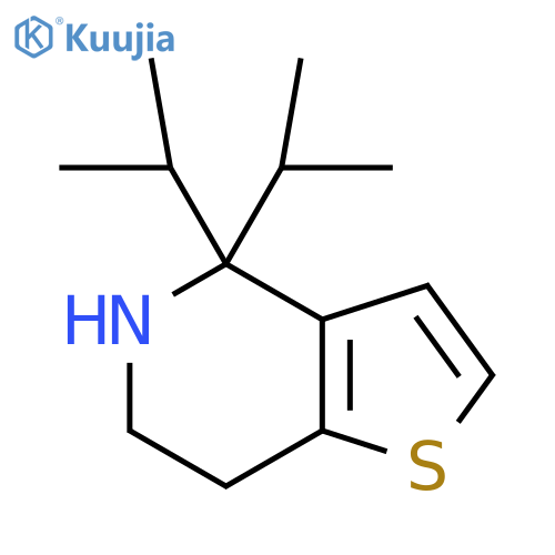 4,4-bis(propan-2-yl)-4H,5H,6H,7H-thieno3,2-cpyridine structure