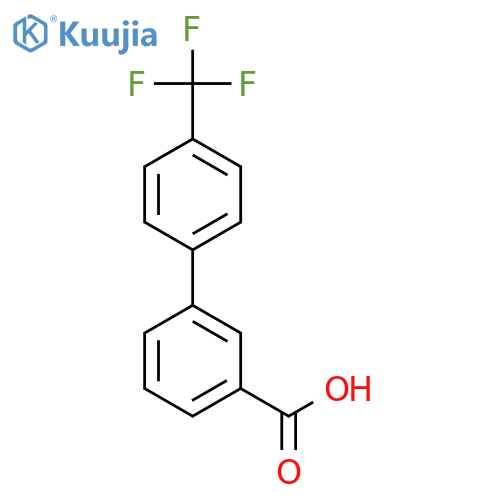 4'-(Trifluoromethyl)-3-biphenylcarboxylic Acid structure