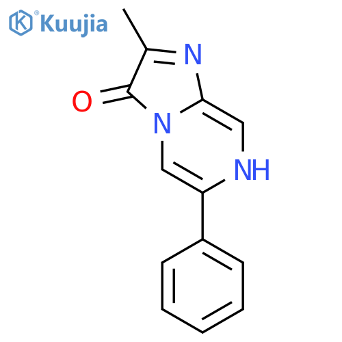 2-Methyl-6-phenyl-3,7-dihydroimidazo[1,2-a]pyrazin-3-one structure