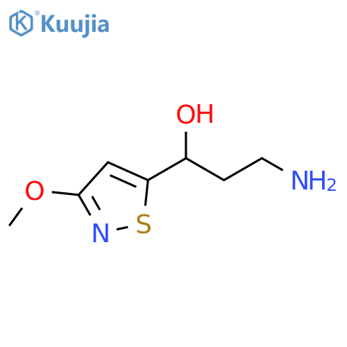 5-Isothiazolemethanol, α-(2-aminoethyl)-3-methoxy- structure