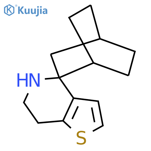 6',7'-dihydro-5'H-spirobicyclo2.2.2octane-2,4'-thieno3,2-cpyridine structure
