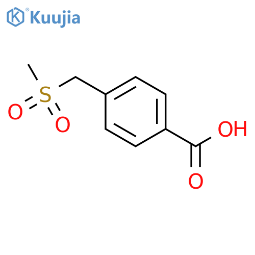 4-(methanesulfonylmethyl)benzoic Acid structure