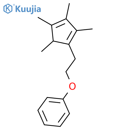 Benzene, [2-(tetramethylcyclopentadienyl)ethoxy]- structure