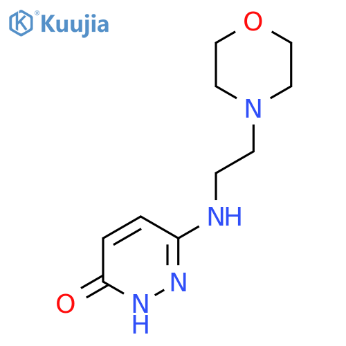 6-((2-Morpholinoethyl)amino)pyridazin-3-ol structure