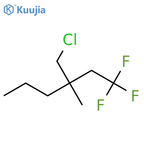 3-(Chloromethyl)-1,1,1-trifluoro-3-methylhexane structure