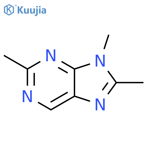 9H-Purine, 2,8,9-trimethyl- structure