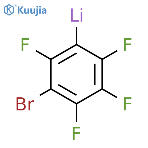 Lithium, (3-bromo-2,4,5,6-tetrafluorophenyl)- structure