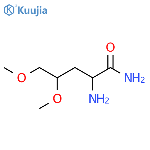 2-amino-4,5-dimethoxypentanamide structure