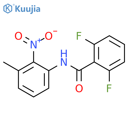 BENZAMIDE, 2,6-DIFLUORO-N-(3-METHYL-2-NITROPHENYL)- structure