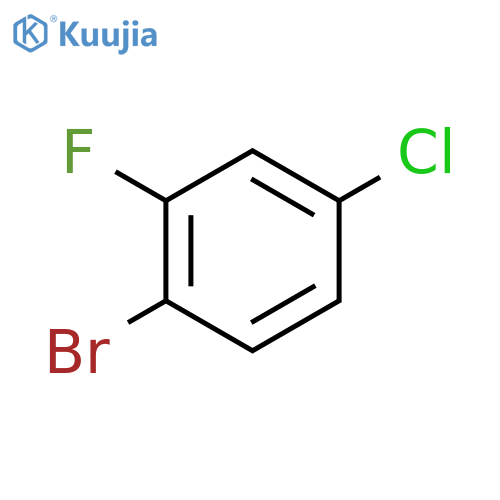 1-Bromo-4-chloro-2-fluorobenzene structure