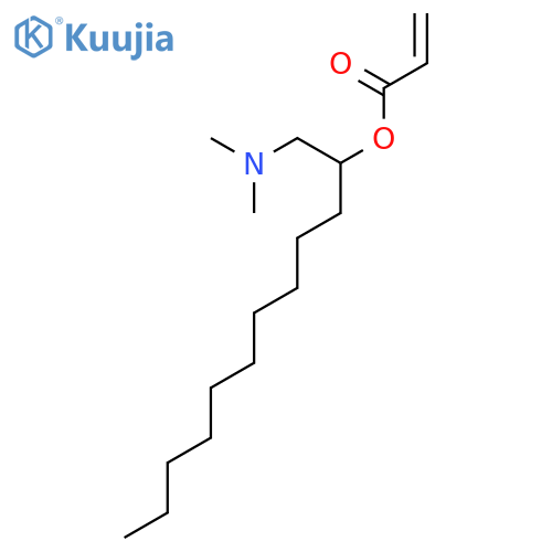 2-PROPENOIC ACID, 1-[(DIMETHYLAMINO)METHYL]UNDECYL ESTER structure