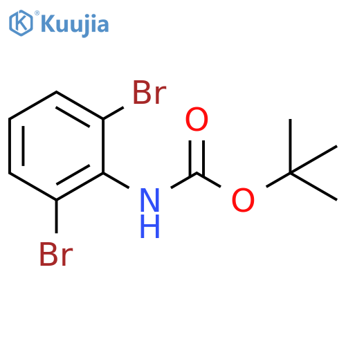 Carbamic acid, (2,6-dibromophenyl)-, 1,1-dimethylethyl ester (9CI) structure