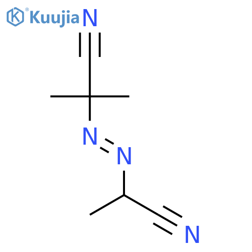 PROPANENITRILE, 2-[(1-CYANOETHYL)AZO]-2-METHYL- structure