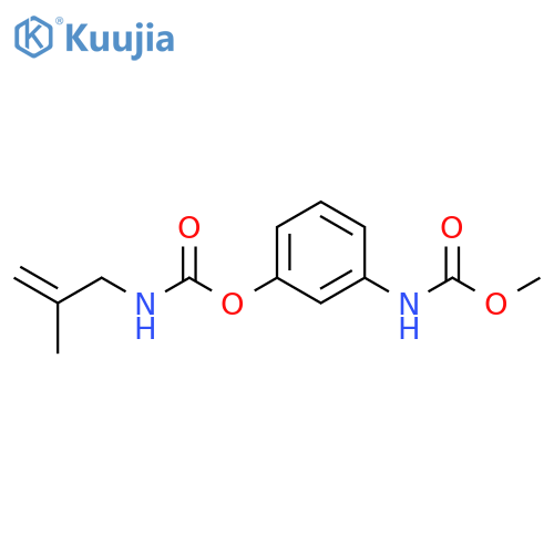 Carbanilic acid,m-hydroxy-, methyl ester, (2-methylallyl)carbamate (ester) (8CI) structure