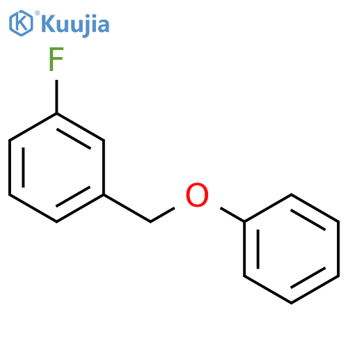 Benzene, 1-fluoro-3-(phenoxymethyl)- structure