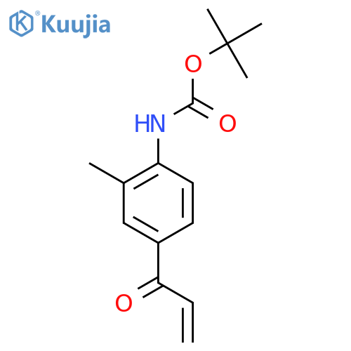 tert-butyl N-2-methyl-4-(prop-2-enoyl)phenylcarbamate structure