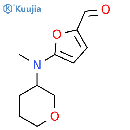 5-[Methyl(oxan-3-yl)amino]furan-2-carbaldehyde structure