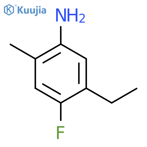 5-Ethyl-4-fluoro-2-methylaniline structure
