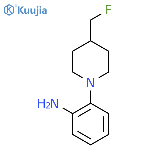 2-(4-(Fluoromethyl)piperidin-1-yl)aniline structure