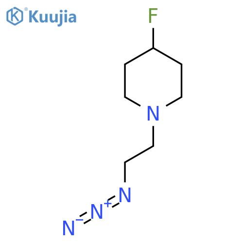 1-(2-Azidoethyl)-4-fluoropiperidine structure