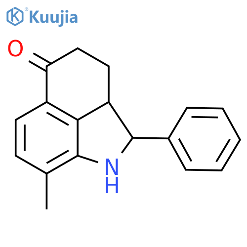 Benz[cd]indol-5(1H)-one, 2,2a,3,4-tetrahydro-8-methyl-2-phenyl- structure