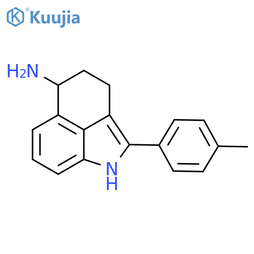Benz[cd]indol-5-amine, 1,3,4,5-tetrahydro-2-(4-methylphenyl)- structure