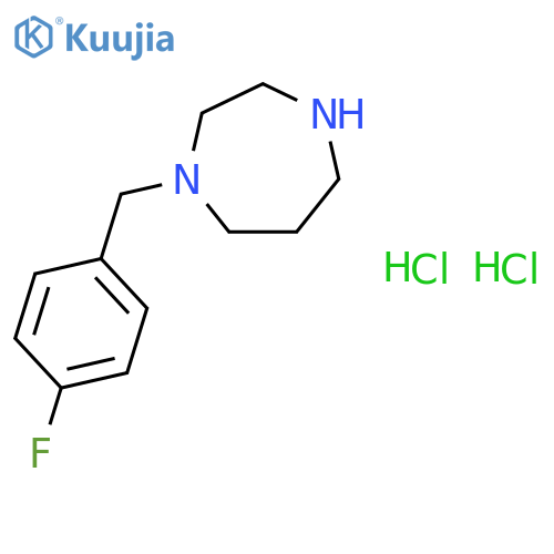 1-(4-Fluorobenzyl)homopiperazine Dihydrochloride structure