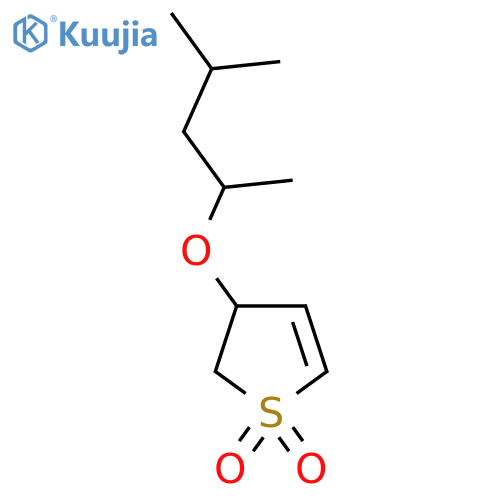 3-(4-methylpentan-2-yl)oxy-2,3-dihydro-1lambda6-thiophene-1,1-dione structure