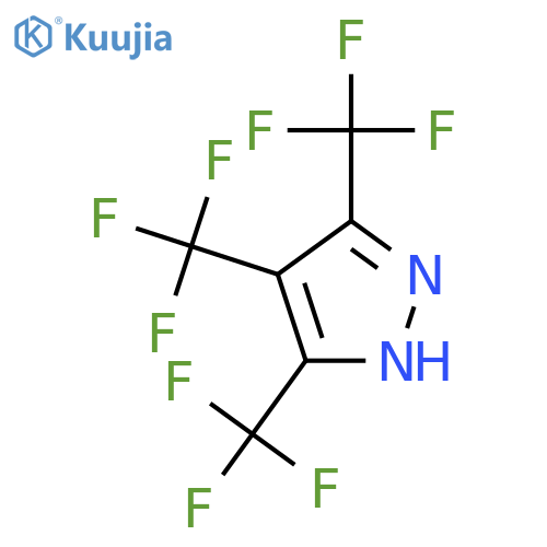 1H-Pyrazole, 3,4,5-tris(trifluoromethyl)- structure