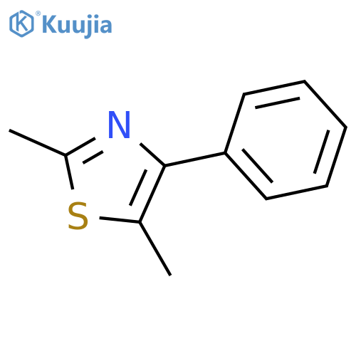 Thiazole, 2,5-dimethyl-4-phenyl- structure