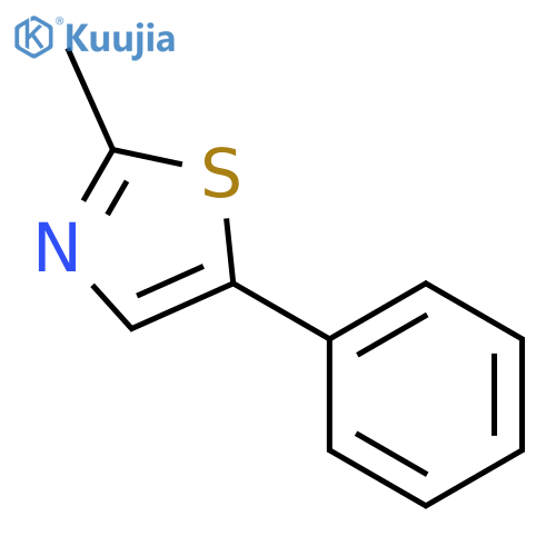 2-Methyl-5-phenylthiazole structure