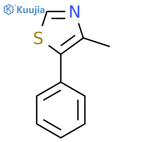 4-Methyl-5-phenylthiazole structure