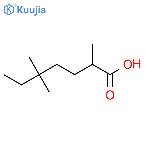 2,5,5-trimethylheptanoic acid structure